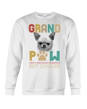 Chihuahua grand paw chihuahua lovers dog moms Crewneck Sweatshirt tile