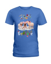Pig believe gift for pig lovers gift for you Ladies T-Shirt tile
