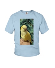 Lutino Quaker Parrot cus2 gift for bird lover Youth T-Shirt tile