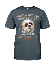 Shih Tzu Grouchy Ball of fur Gift for you Classic T-Shirt tile