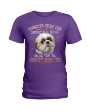 Shih Tzu Grouchy Ball of fur Gift for you Ladies T-Shirt tile