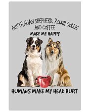 Australian SPD-Collie and Coffee Gift for you Vertical Poster tile