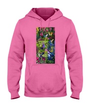 Hummingbird rose bird lover Hooded Sweatshirt tile