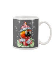 Parrot warm winter christmas gift for bird lover Mug tile