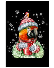 Parrot warm winter christmas gift for bird lover Vertical Poster tile