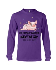 Pig i am totally pig lovers Long Sleeve Tee tile