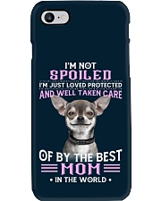 Chihuahua i am not spoiled chihuahua lovers Phone Case tile