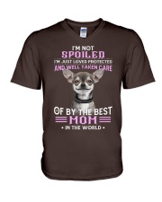 Chihuahua i am not spoiled chihuahua lovers V-Neck T-Shirt tile