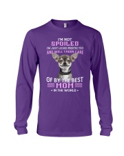 Chihuahua i am not spoiled chihuahua lovers Long Sleeve Tee tile