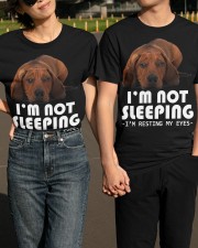 Dachshund resting my eyes dachshund lovers Classic T-Shirt apparel-classic-tshirt-lifestyle-front-146