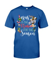 Lp 10 Hummingbird Jesus reason for season sweater Classic T-Shirt tile