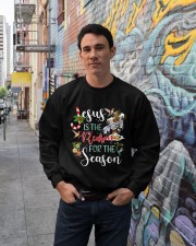 Lp 10 Hummingbird Jesus reason for season sweater Crewneck Sweatshirt lifestyle-unisex-sweatshirt-front-2