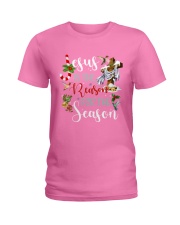 Lp 10 Hummingbird Jesus reason for season sweater Ladies T-Shirt tile