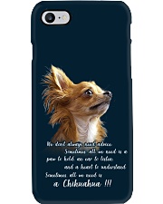 Chihuahua a paw to hold Phone Case tile