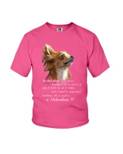 Chihuahua a paw to hold Youth T-Shirt tile