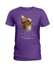 Chihuahua a paw to hold Ladies T-Shirt tile