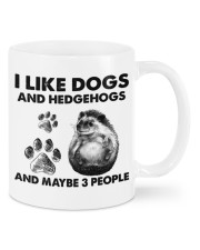 Hedgehogs and dog three people Mugs tile