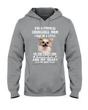 Chihuahua a proud mom chihuahua lover dog mom Hooded Sweatshirt tile