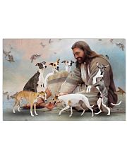 God surrounded by whippet angels Gift for you 36x24 Poster front