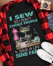 Cat Sew save a live gift for you Classic T-Shirt apparel-classic-tshirt-lifestyle-front-163