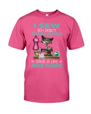 Cat Sew save a live gift for you Premium Fit Mens Tee tile