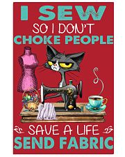 Cat Sew save a live gift for you Vertical Poster tile