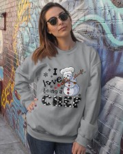 Chef i love being a chef gift for you Crewneck Sweatshirt lifestyle-unisex-sweatshirt-front-3