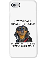 Dachshund your smile dachshund lover dog moms Phone Case tile