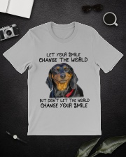 Dachshund your smile dachshund lover dog moms Classic T-Shirt lifestyle-mens-crewneck-front-16