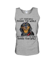 Dachshund your smile dachshund lover dog moms Unisex Tank tile