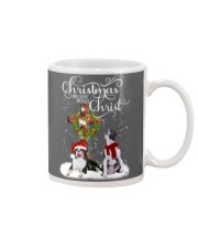Boston Terrier Christmas begins gift for you Mug tile