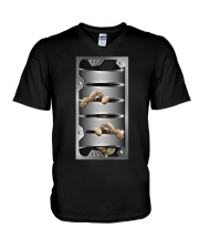 Sloth cool and cute gift for sloth lover V-Neck T-Shirt tile