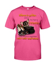 Chihuahua Silence is very suspicious Gift for you Classic T-Shirt tile