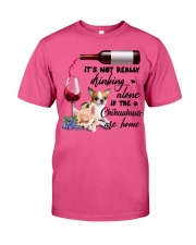Not really drinking alone chihuahua Gift for u Premium Fit Mens Tee tile