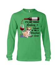 Not really drinking alone chihuahua Gift for u Long Sleeve Tee tile