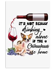 Not really drinking alone chihuahua Gift for u Vertical Poster tile