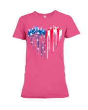 Goat freedom colors Premium Fit Ladies Tee tile