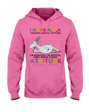 Goat i have attitude goat lovers Hooded Sweatshirt tile
