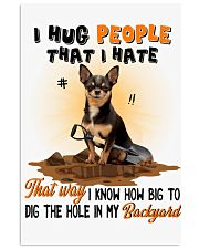 Chihuahua I hug people that I hate Gift for you Vertical Poster tile