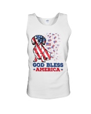 Dachshund God bless America Gift for u Unisex Tank tile