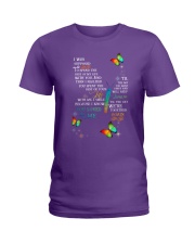Widow butterfly we are together again Ladies T-Shirt tile
