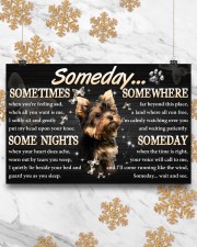 Yorkshire Terrier Sometimes when you're feeling sad 17x11 Poster aos-poster-landscape-17x11-lifestyle-30