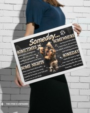 Yorkshire Terrier Sometimes when you're feeling sad 17x11 Poster aos-poster-landscape-17x11-lifestyle-36