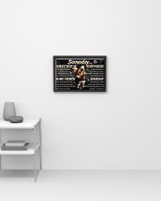 Yorkshire Terrier Sometimes when you're feeling sad 17x11 Poster poster-landscape-17x11-lifestyle-04
