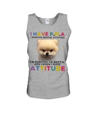 Pomeranian i have attitude pomeranian lovers Unisex Tank tile