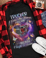 Trucker I love the woman Gift for you Classic T-Shirt apparel-classic-tshirt-lifestyle-front-163