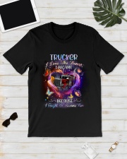 Trucker I love the woman Gift for you Classic T-Shirt lifestyle-mens-crewneck-front-17