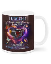 Trucker I love the woman Gift for you Mugs tile