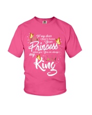 Butterfly your princess misses you Youth T-Shirt tile