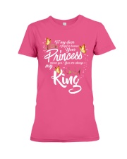 Butterfly your princess misses you Premium Fit Ladies Tee tile